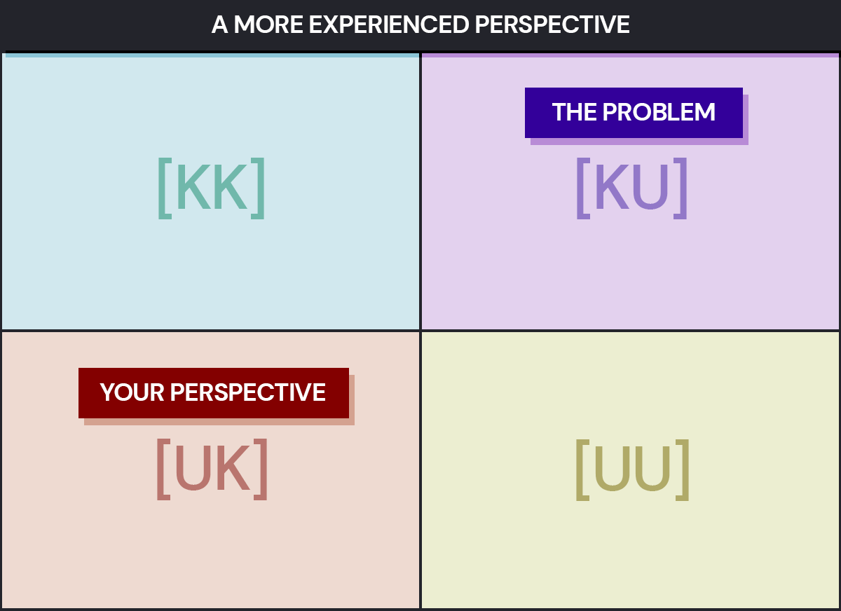 A more experienced perspective